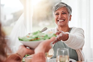 You can once again eat a more nutritious diet with dentures