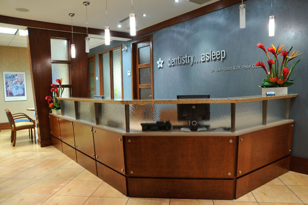 Dental Office front desk in Toronto