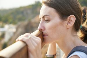 Woman with depression and sleep apnea in Toronto. 